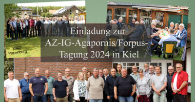 Einladung zur AZ-IG-Agapornis-Forpus Tagung 2024 in Kiel
