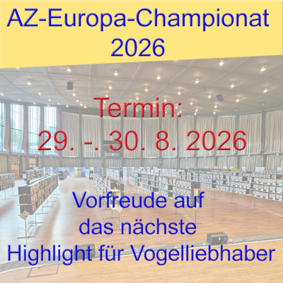 Beitragsbild mit Hinweis auf das AZ‑Europa‑Championat 2026 in Karlsruhe