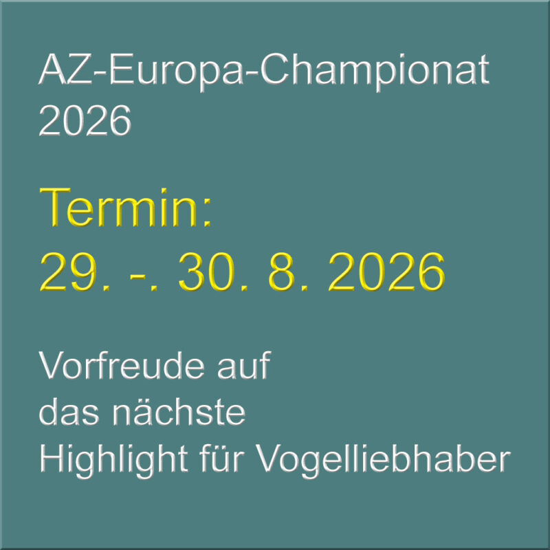 Beitragsbild mit Hinweis auf das AZ‑Europa‑Championat 2026 in Karlsruhe