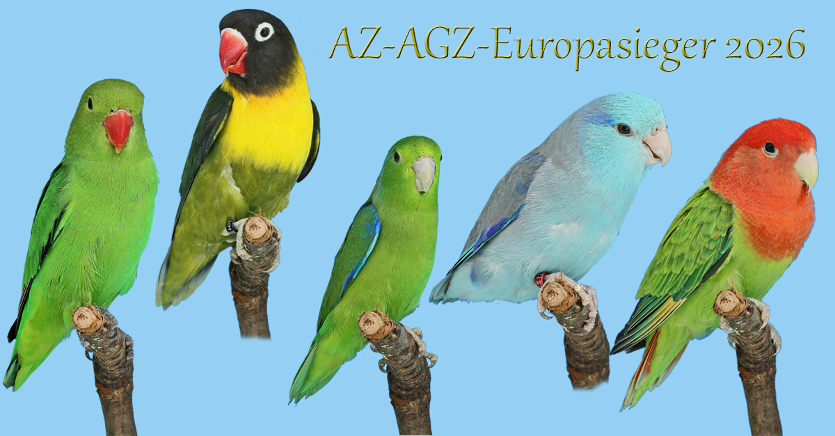 Siegervögel vom AZ-AGZ-Europa-Championat 2026