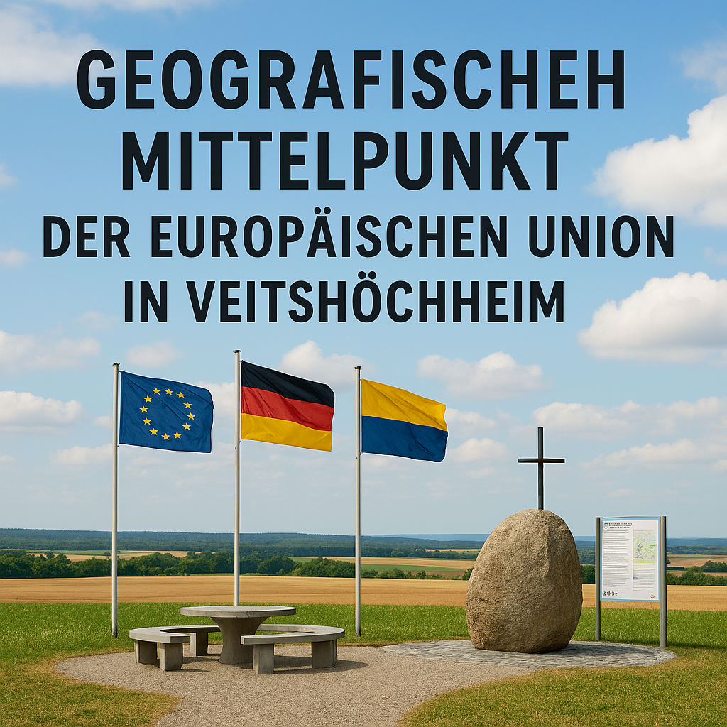 Geografischer Mittelpunkt der Europäischen Union (EU)